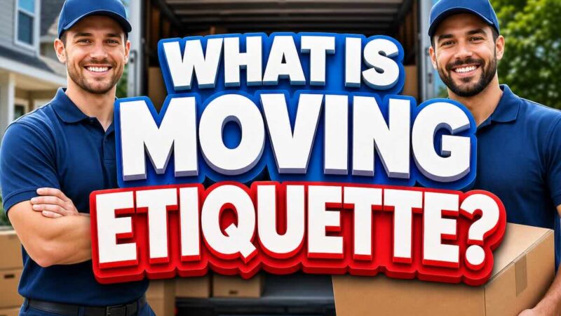what is moving etiquette
