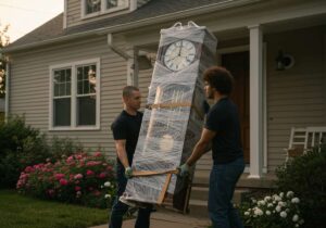 how to move a grandfather clock